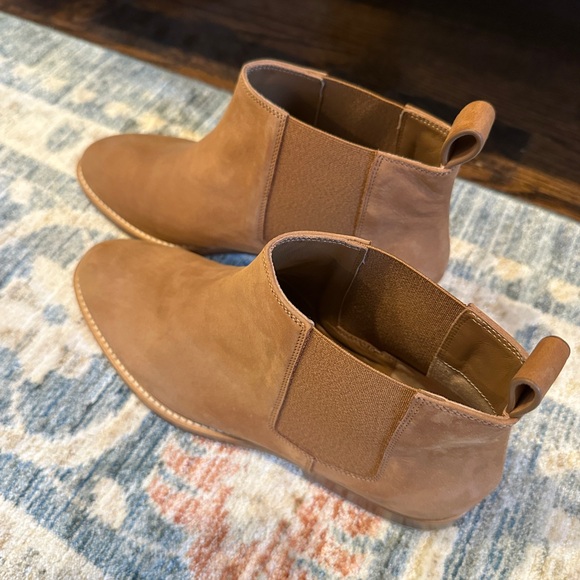 Jenni Kayne Suede Chelsea Boot Tan - Picture 4 of 8